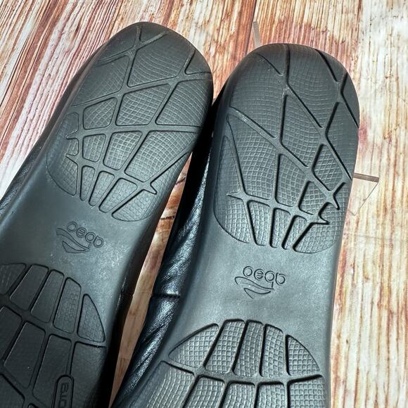 Abeo Bio System TAMMY Size 9 Narrow Black Leather Ballet Flats Shoes Loafers 9N - Picture 9 of 10